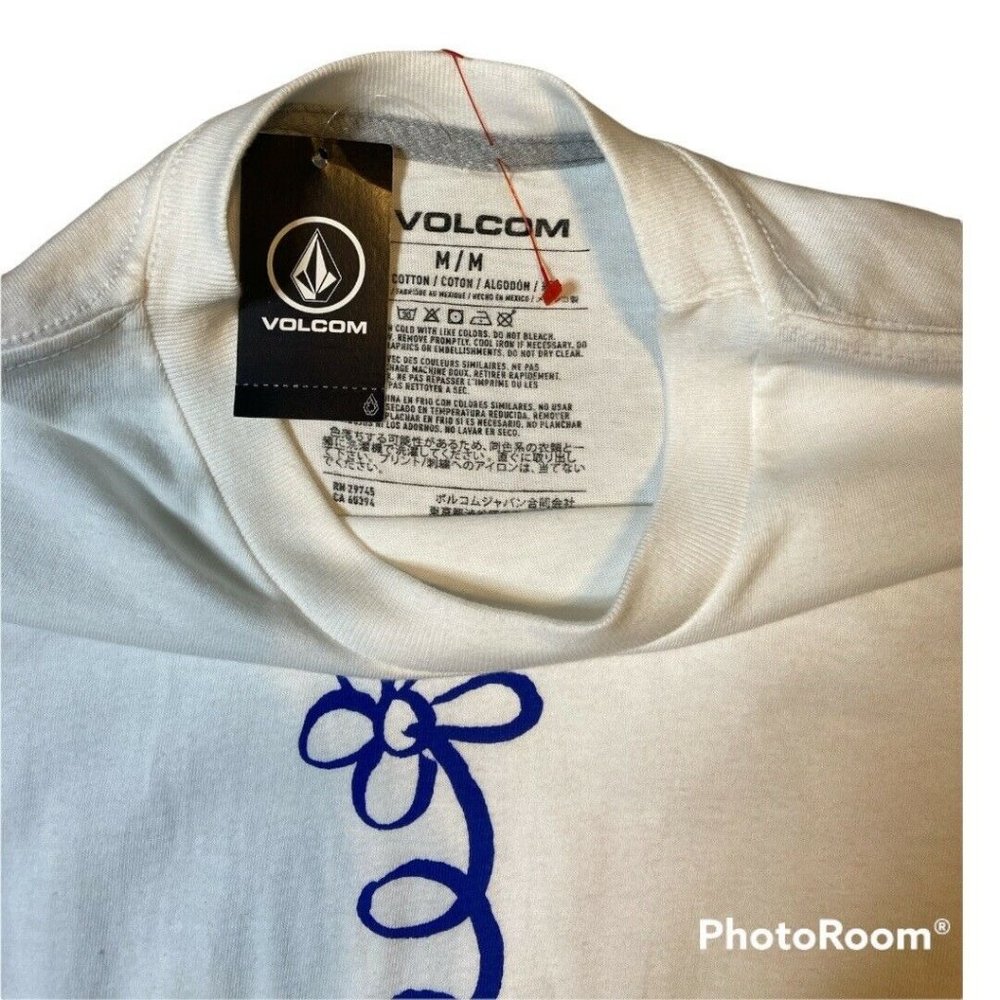 Volcom Twisted Nature Graphic Tee Shirt Size Medium NWOT - Picture 3 of 3